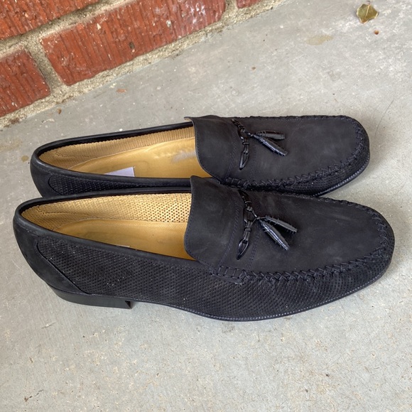 Moreschi Perforated Suede Loafers - Picture 2 of 7